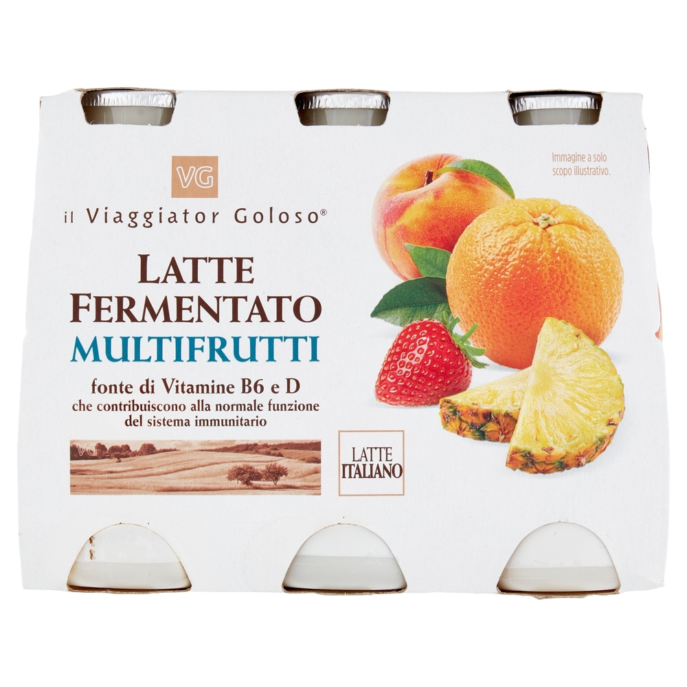 Latte Fermentato Multifrutti, 600 g